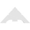 Ekena Millwork Vanguard Architectural Grade PVC Gable Bracket, 36"W x 19 1/2"H x 2"D x 6"F, 13/12 Pitch GBP036X20X0206VAN00 - alternate 4